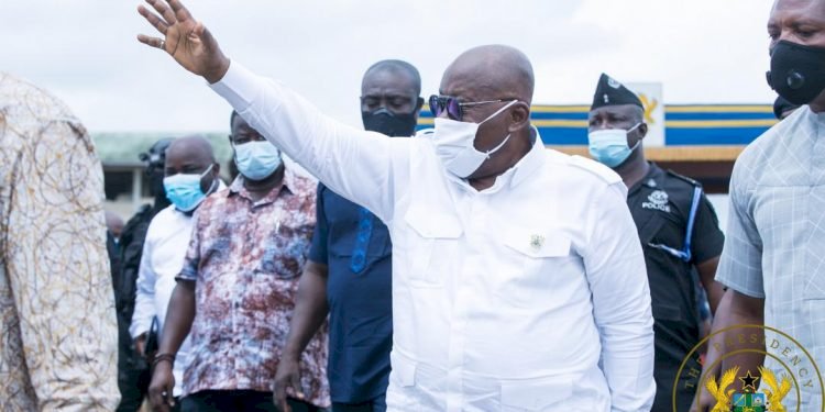 Akufo-Addo Cuts Sod For Construction Of Eastern Regional Hospital