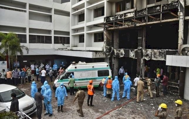 India’s Covid - 19 Facility Fire Outbreak Kills 11