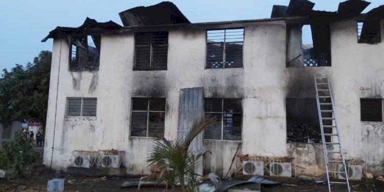 Fire Guts Greater Accra Regional EC’s office