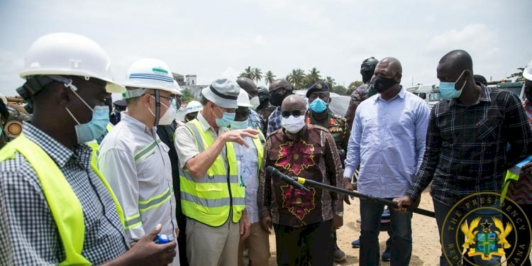 Axim Sea Defence Wall 85% Complete; Axim Fishing Port 50% Complete - Akufo-Addo