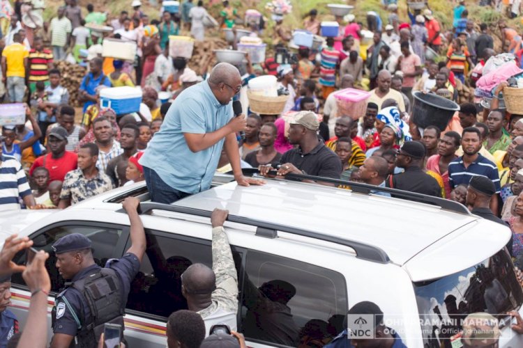 John Mahama Begins Western Region Tour Today