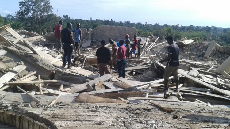 E/R: Many Feared Dead As Church Building Collapse At Akyem Batabi