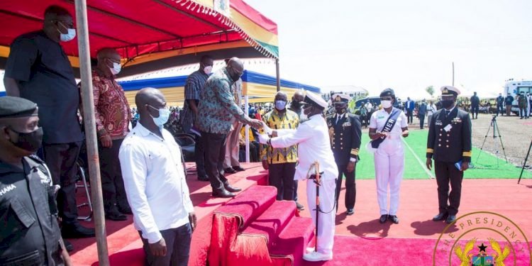President Akufo-Addo Commissions Naval Training Command In Volta Region
