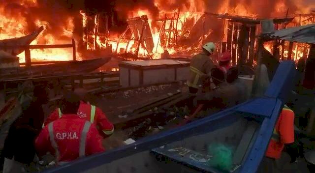 3 Injured In Fire Outbreak At Sekondi Fishing Bay