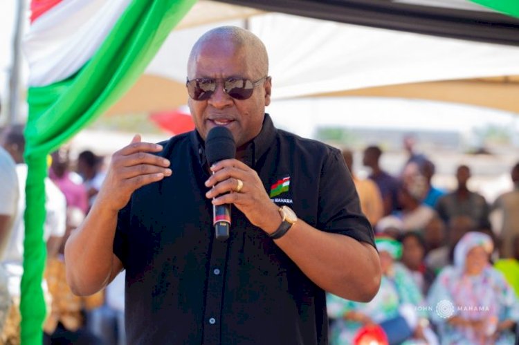 It's Honesty That Governs A Nation But Not Slangs - Mahama To Akufo-Addo