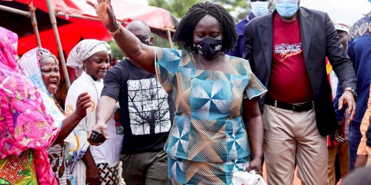 Jane Naana Begins Six-Day Tour Central And Western Region Tour