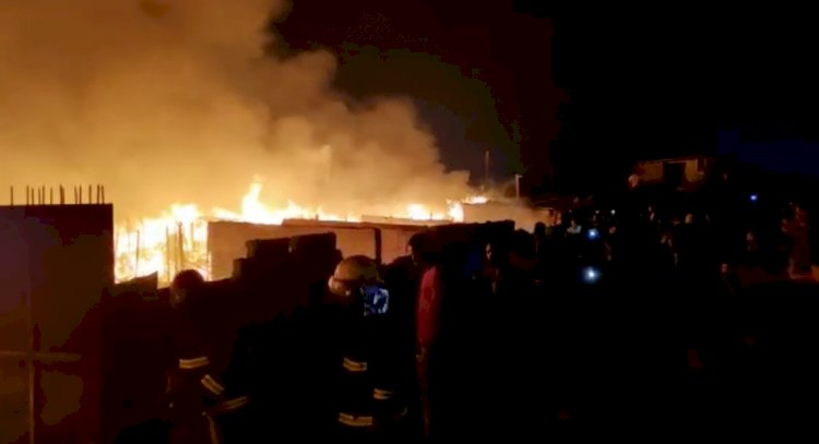 Fire Guts Parts Of The Kantamanto Market