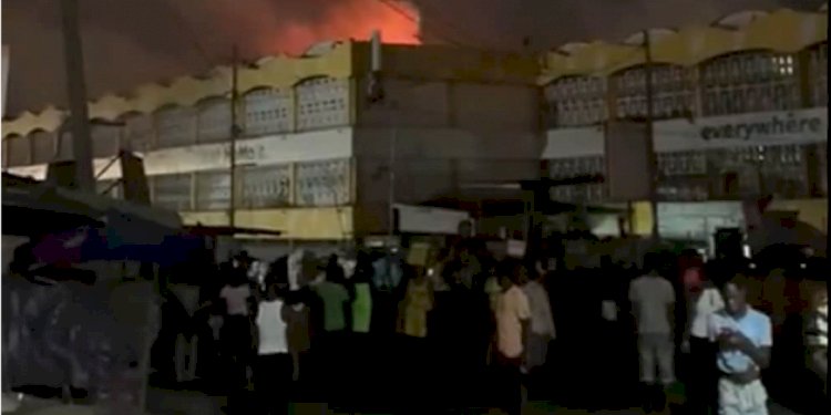 Fire Guts Parts Of The Kaneshie Market