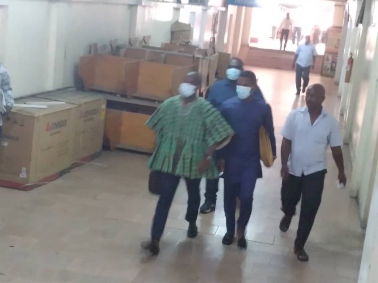 NDC Officials Arrive at Supreme Court To File Petition