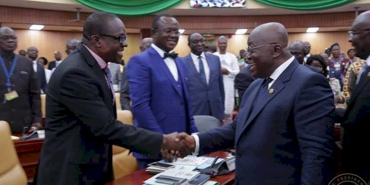 President Akufo Addo Congratulates Bagbin For Being Elected Speaker