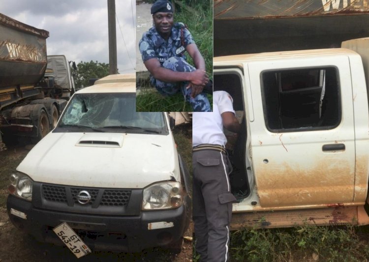 A/R: Armed Robbers Kill Policeman Escorting Bullion Van; Steal Cash And AK 47 Rifle