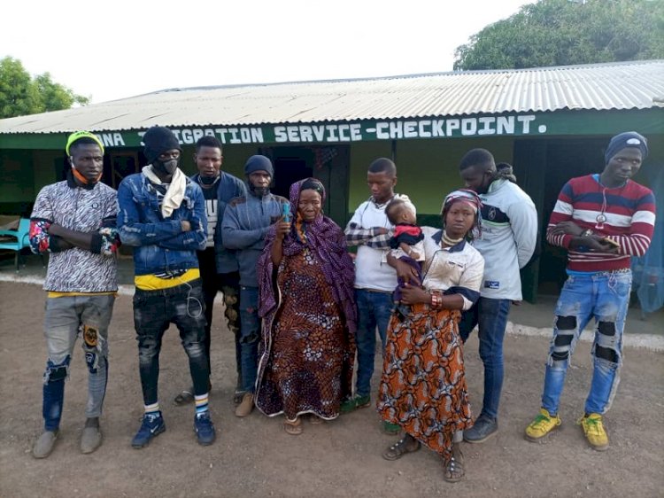 UW/R: 16 Migrants Busted At Babile For Illegal Entry Into Ghana