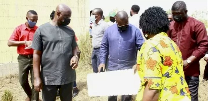 Asenso Inspects Saglemi Affordable Housing Project