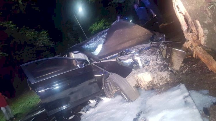 Two KNUST Students Die In Car Crash On Campus, 3 Others Injured