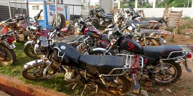 W/R: Police Seize 17 Unlicensed Motorbikes To Curb Crime