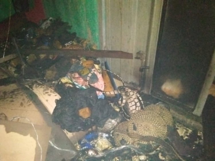 Fire Guts Over 20 Shops At Kumasi Central Market