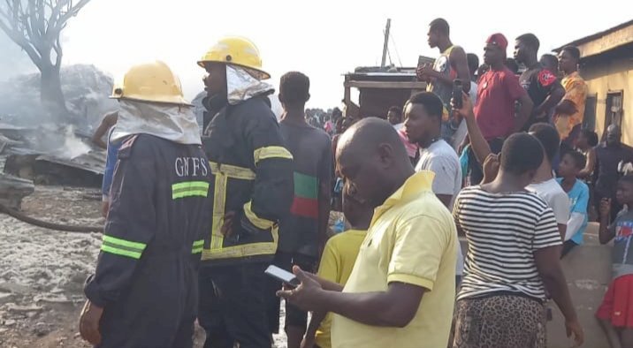 A/R: 17 Year Old Boy Burnt To Death In Fire At Asafo