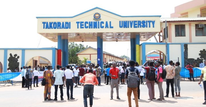 Takoradi Technical University Students Reject Certificates