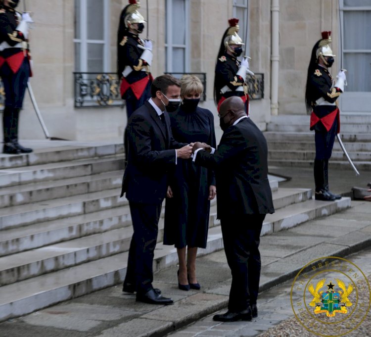 President Akufo-Addo Arrives In Paris For Summit On Financing African Economies