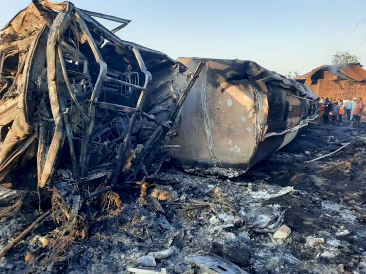 A/R: Two Year Old, Two Others Die In Fuel Tanker Explosion At Onyina Nofo