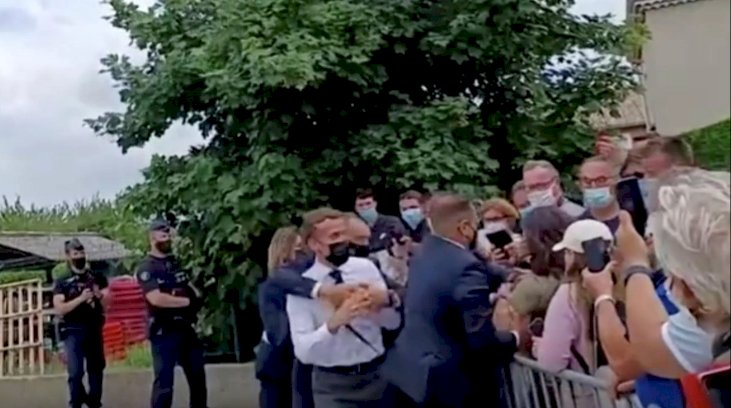 France: Man Who Slapped French President Macron Jailed For 4 Months