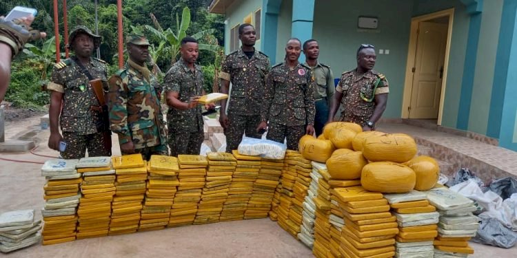Immigration Service Intercepts Parcels of Indian hemp At Klave Border