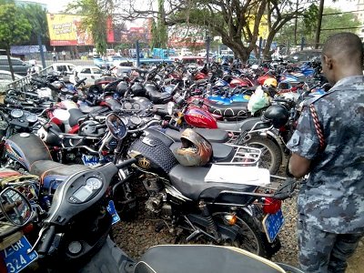 Police Impound 394 Motorbikes In Recent Operation In Accra