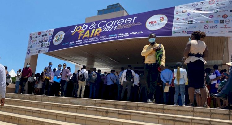 Over 1,000 Youth Mass Up At YEA Job Fair To Seek Job Opportunities