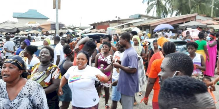 Buduburam Camp Residents Besiege Police Station To Protest Impending Demolition