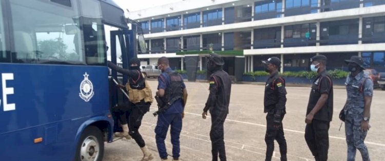 Ghana Police Begins Shuttle Services To Carry Officers From Home To Duty Posts