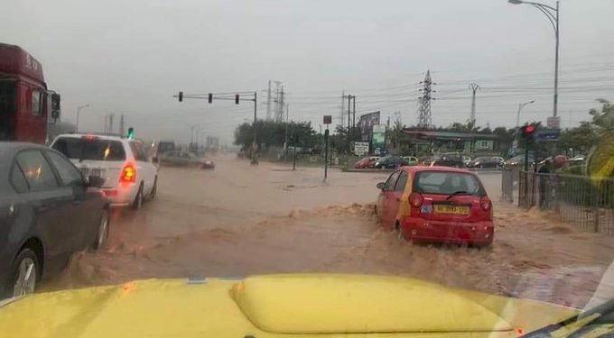 Parts Of Koforidua Flooded After Over 2 Hour Downpour