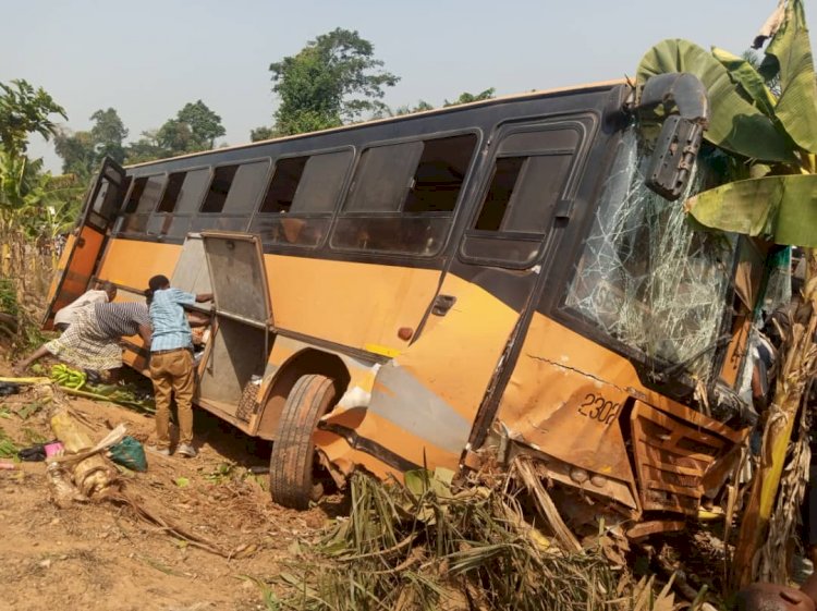 Over 25 People Die In Gory Accident On Bibiani Sefwi Bekwai Road