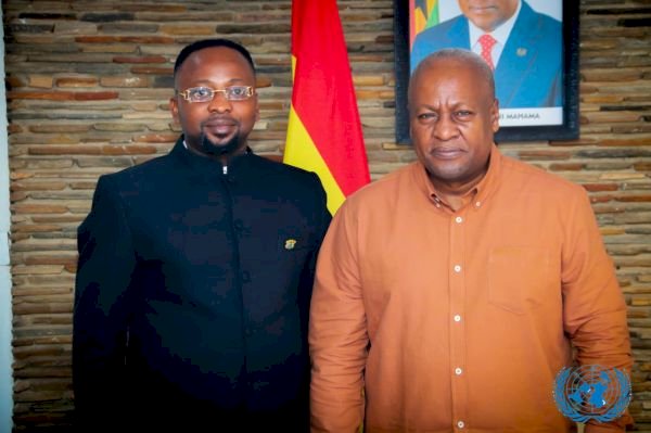 UN Peace Ambassador Pays Courtesy Call To John Mahama