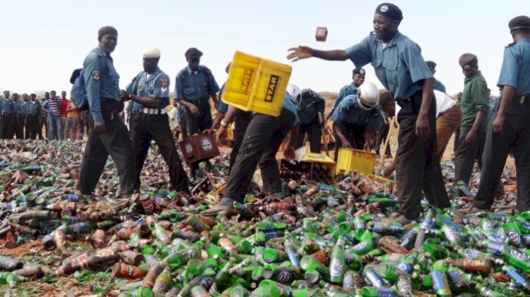 4 Million Bottles Of Beer Destroyed In Nigeria