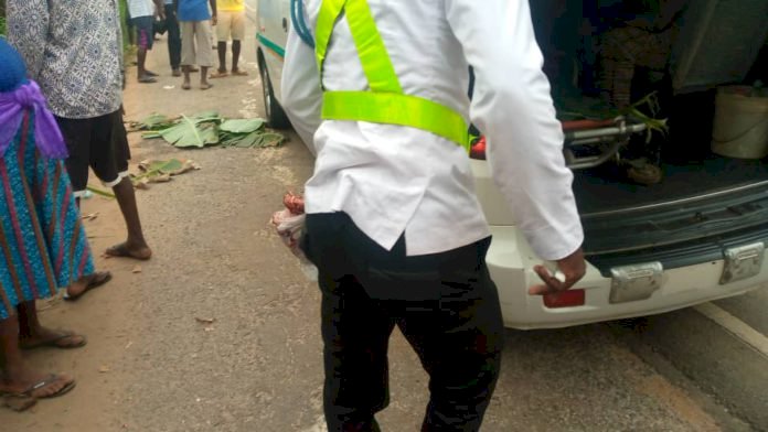 Cargo Truck Runs Over Woman At Awutu Bawjiase