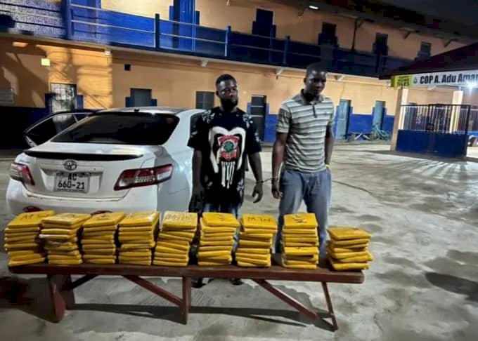 Two Nabbed For Possession Of 88 Parcels Of Narcotics Labelled MTN