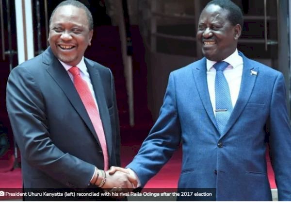 Kenya’s President Uhuru Kenyatta Endorses Opposition Leader Raila Odinga To Succeed Him