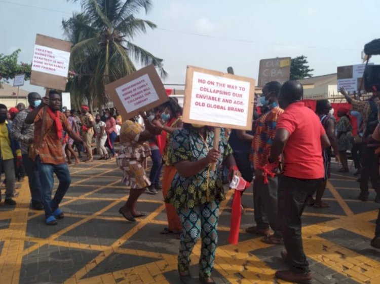 Police Deployed To Textiles Ghana As MD Dismisses Some Workers