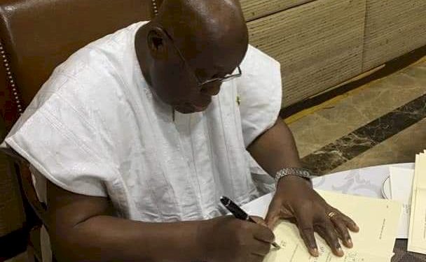 Akufo-Addo Signs E-Levy Bill Into Law