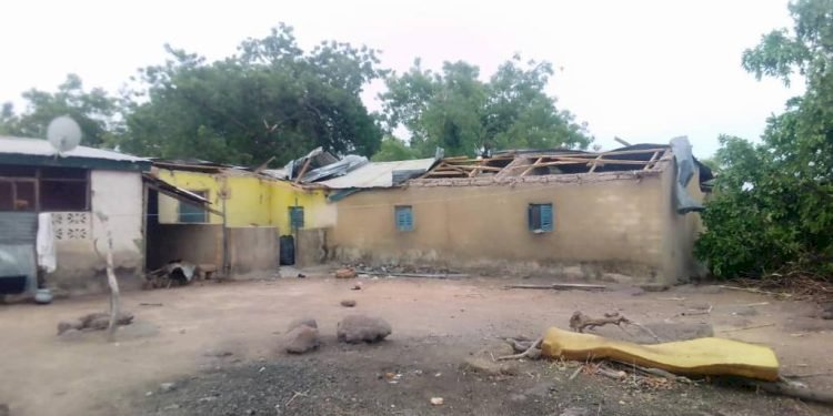 Upper West: Rainstorm Destroys Properties In Ullo, Displaces Many