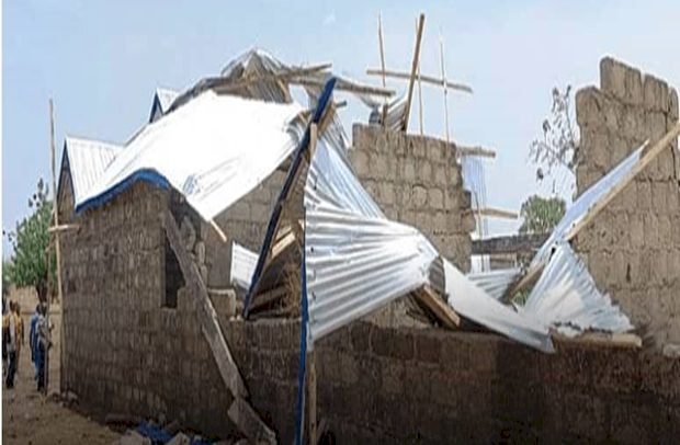 Strong Winds Destroy Over 100 Houses At Tempane