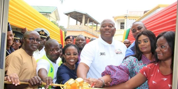 Henry Quartey Commissions Operation Clean Your Frontage Secretariat