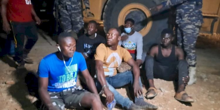 Five Persons Arrested For Engaging In Illegal Sand Winning