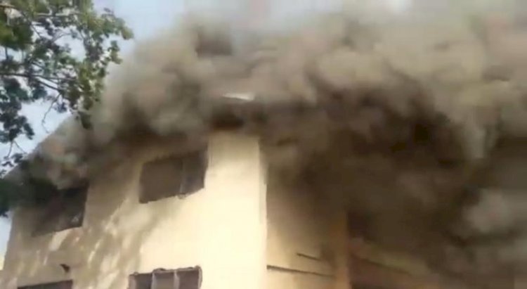 Fire Guts Tolon SHS Girls Dormitory