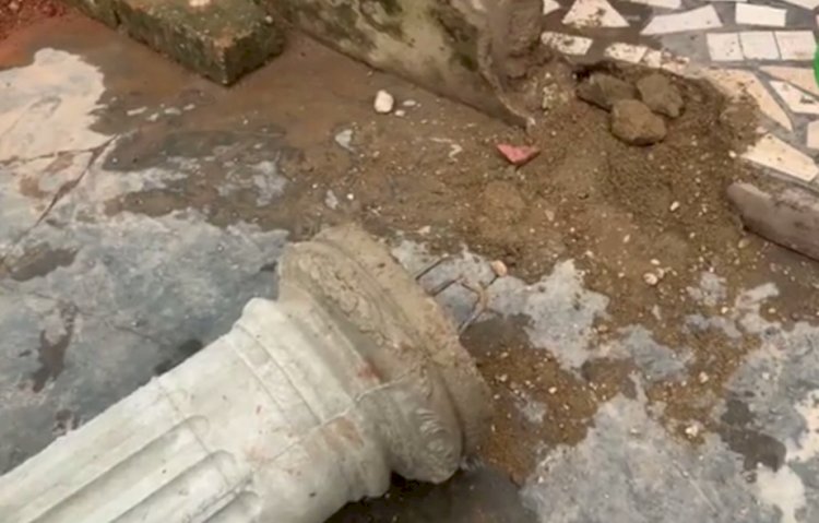 Woman Crushed To Death By Falling Concrete Pillar