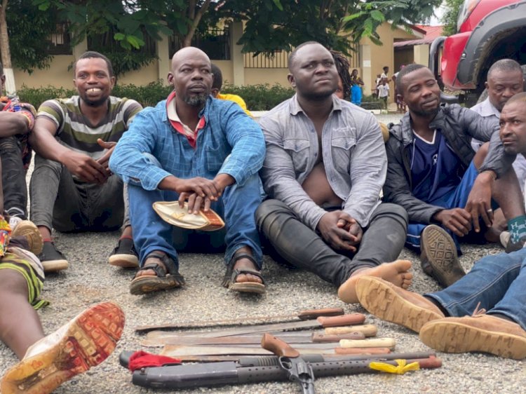 E/R: 10 Suspected Land Guards Arrested