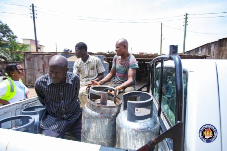 NPA, Security Agencies Arrest 7 Suspects For Operating Illegal Cylinder Refurbishing Facility