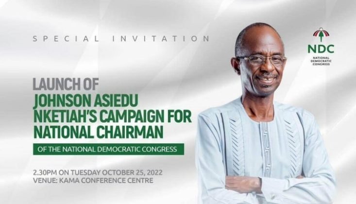 Asiedu Nketiah Officially Launches Campaign For NDC National Chairmanship Bid