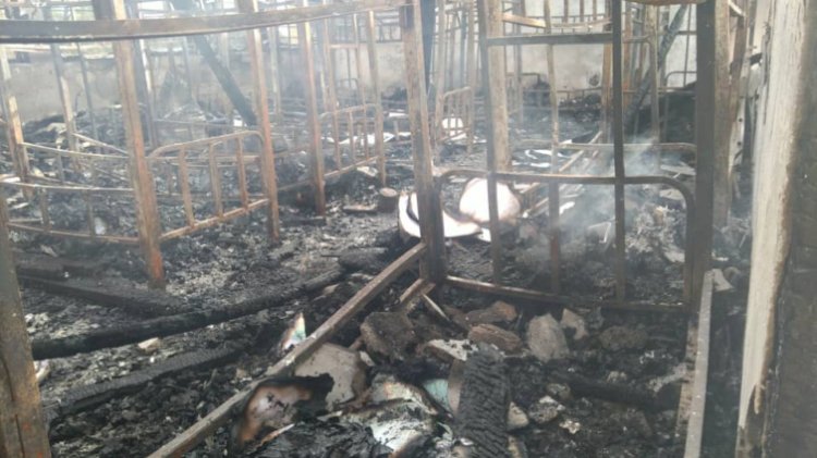 8 Students Of Koforidua Technical Institute Injured As Fire Destroys Boys’ Dormitory