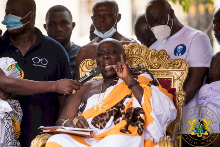 Okyenhene Destools Benkumhene Over Illegal Mining